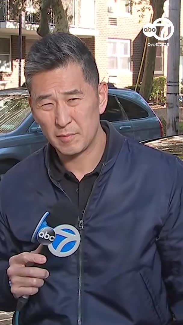 An ABC 7 news reporter holds an ABC 7 microphone while standing outdoors, with the channel's logo and the date "Oct. 6, 2026" visible in the upper right corner.
