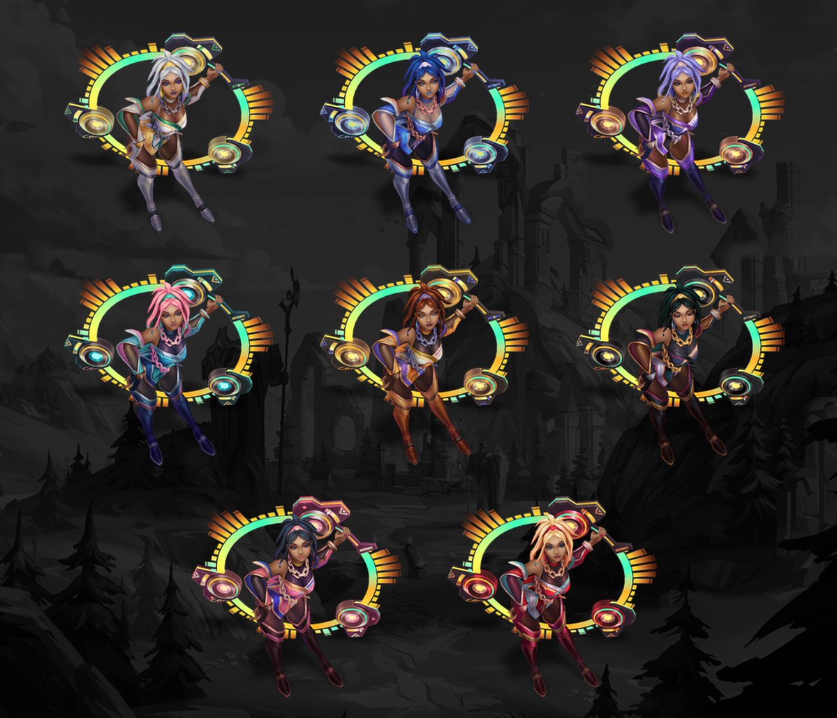 Echo166923's tweet photo. Which chroma looks best on her?
#Qiyana #TrueDamage #LeagueofLegends https://t.co/Fiu23e6Fd3