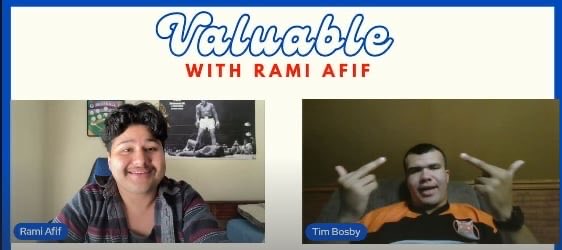 WhoElseButRami's tweet photo. On the next episode of VALUABLE with Rami Afif, my guest is the New King Of Memphis @Tim_Bosby!

We spoke about:

Battling New Fever on Halloween for @ProPandemonium

His 2026 ranking in the @OfficialPWI 500

Competing on @ringofhonor

Plus more!

New episode premieres tomorrow! https://t.co/vEMXdnn4qC