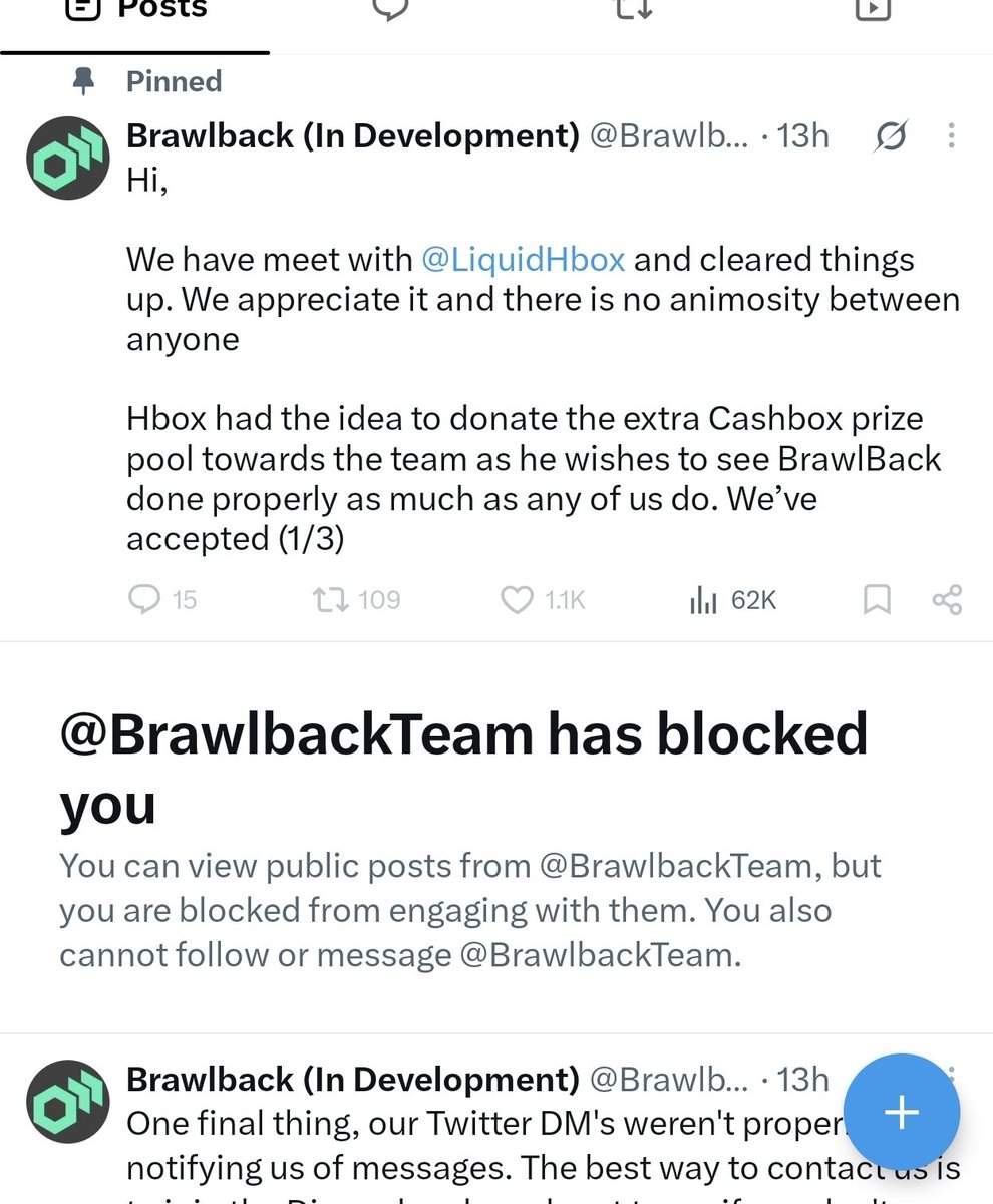 awesomeganon's tweet photo. @BrawlbackTeam has blocked me for calling out now they scam their users with patreon and I called them out for it... Truly pathetic 

Keep in mind this team has been working for years and was beaten out by an AI in a few days. AND they took donations from people! https://t.co/2E1N2XhHqR