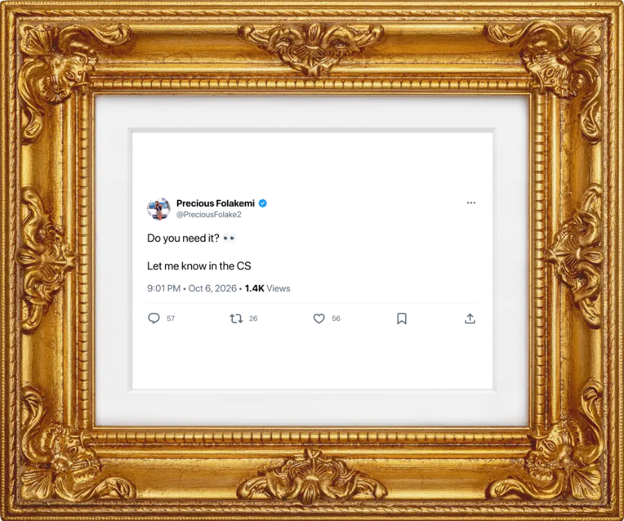 stickermule's tweet photo. @yomithegoat5 @PreciousFolake2 Here's your framed post: https://t.co/AUBhwue2Wf
Follow @stickermule to support this bot. https://t.co/iYyZAgbK44