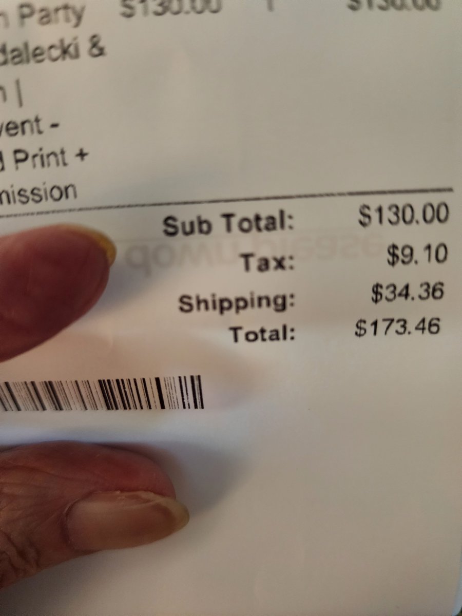 rhuckaby8955's tweet photo. @jarpad Won't buy anything  else.  Purchased print and it showed a $34 credit for shipping. Then I was charged $34. First thing I ever bought. After supporting you guys since the 1990's, I was disappointed. Guess in my old age(71) I still have things to learn. https://t.co/jtBOXHA8PT