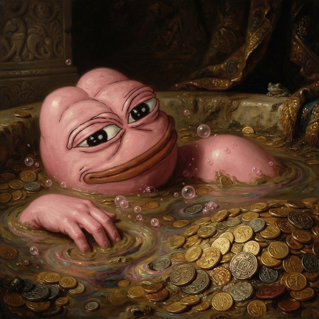 Allpepes_sol's tweet photo. Classics are endless ethereum:0xb9f599ce614feb2e1bbe58f180f370d05b39344e https://t.co/fHpnw1QVL0