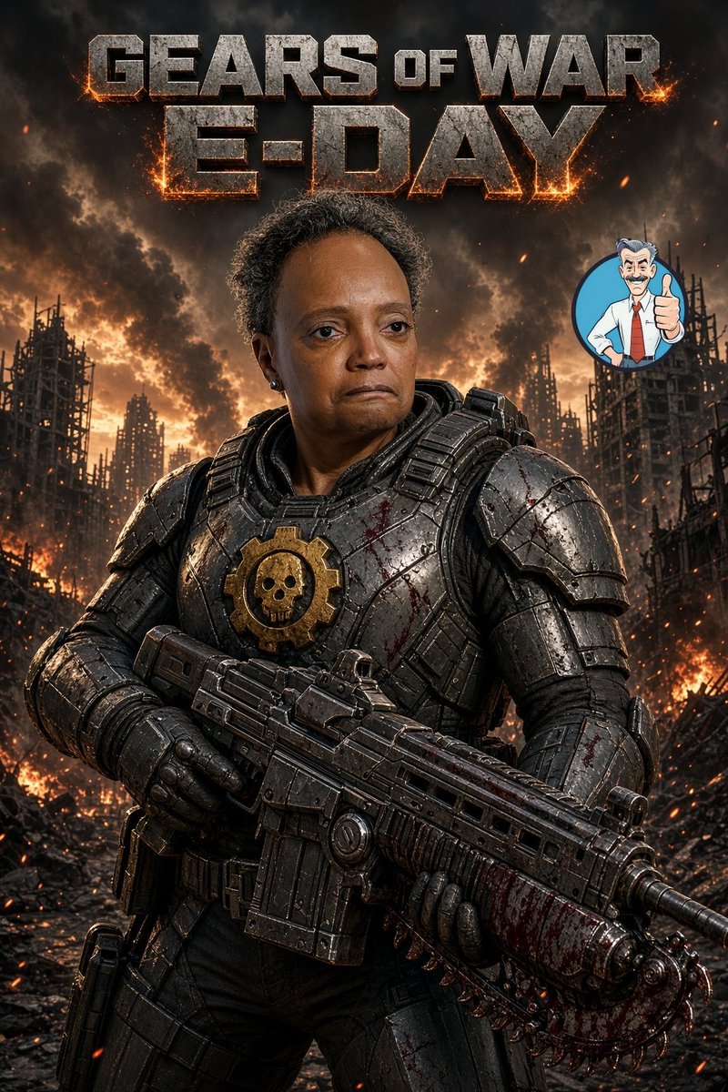 Doc_Smoothie's tweet photo. @martmor95 @PigeonGoGaming Seen enough footage from streamers and made my decision to keep the wallet closed.
You think I would want to play and support a character that's basically the former mayor of Chicago in a metal suit? 🤣
(Credit: @TheBugleDaily1 ) https://t.co/DzGDDNkkuq
