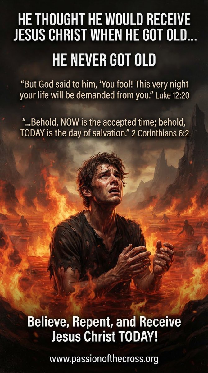 JackJ72157's tweet photo. Beware of spiritual procrastination!
https://t.co/1X146jUNFL https://t.co/9oAODqjKjp