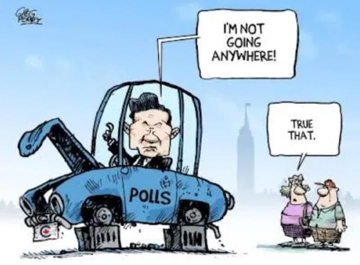 FlungingPicture's tweet photo. @Jenniferl554563 Credit: @GregPerry 20240918 - @PierrePoilievre - I'M NOT GOING ANYWHERE
Whenever a politician uses this phrase INDEED, then we know that they won't be around long.
Latest example is #BCConservatives' former leader, Kerry-Lynne Findlay.
She stepped down on 20260920 1700 PT https://t.co/KHT9SEE3Ky