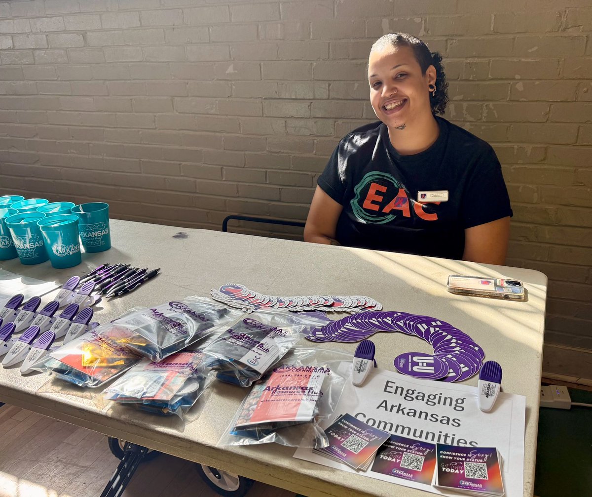 EngagingAR's tweet photo. We had a great time at the Fall Community Health &amp; Career Fair at Philander Smith University today! Our team provided HIV/STI education, testing, and resources while connecting with students and the community.

Community is at the heart of everything we do! https://t.co/IkYX5t5ueA