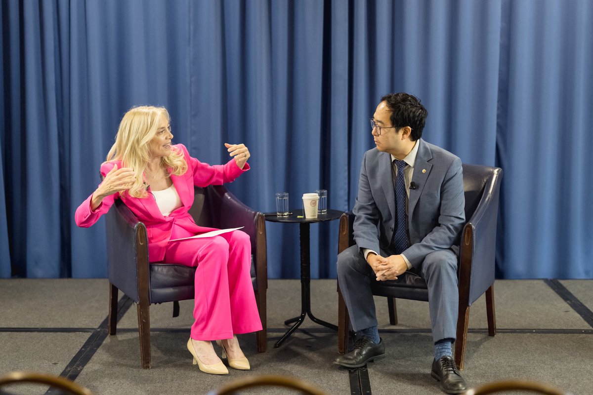 SenatorAndyKim's tweet photo. When it comes to care in this country, the status quo is not working. That's why I introduced MediKids, guaranteed healthcare for every child in America.
 
It was great to join healthcare experts, advocates, and policymakers at the @SIEPR Forum to discuss my vision for the future of healthcare and how we push forward a universal care agenda that takes care of our kids, seniors, and everyone in between.