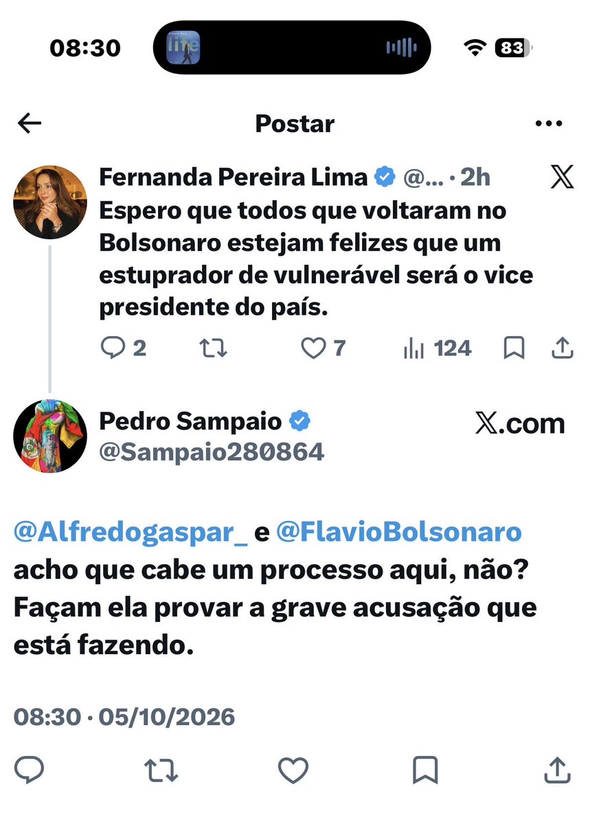 Sampaio280864's tweet photo. @barrapeixe é este o tipo de gente preconceituosa e que faz falsas acusações que trabalha com vocês? 
Lamentável isso hein? 
Aliás, vou marcar aqui novamente o vice do @FlavioBolsonaro , o @Alfredogaspar_ pois ela deletou o Tweet da falsa acusação de estupro contra ele, cabe um belo processo aqui. 
Vocês deveriam escolher melhor as pessoas que trabalham com vocês, pois uma pessoa que tripudia em cima de uma tragédia, que famílias perderam tudo e muitas vidas foram levadas pelas águas da enchente, é uma pessoa pequena e desprezível.