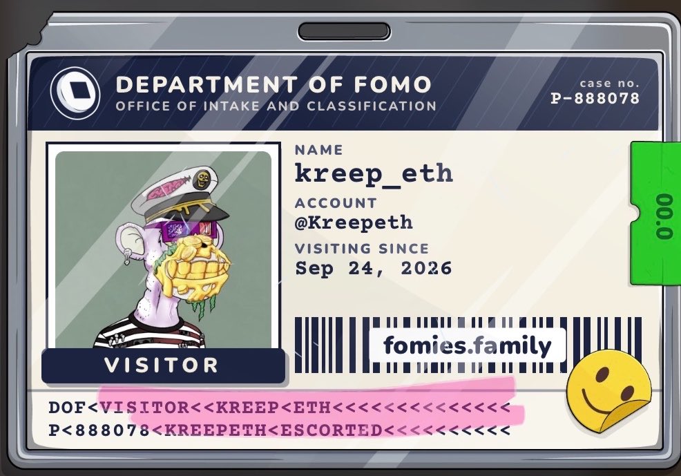Kreepeth's tweet photo. @muchl33t @FomiesNFT I showed up earlier than 76% of your staff …. 

I guess me and my guy in the vent were too early huh ? https://t.co/W6H8hFvyO9