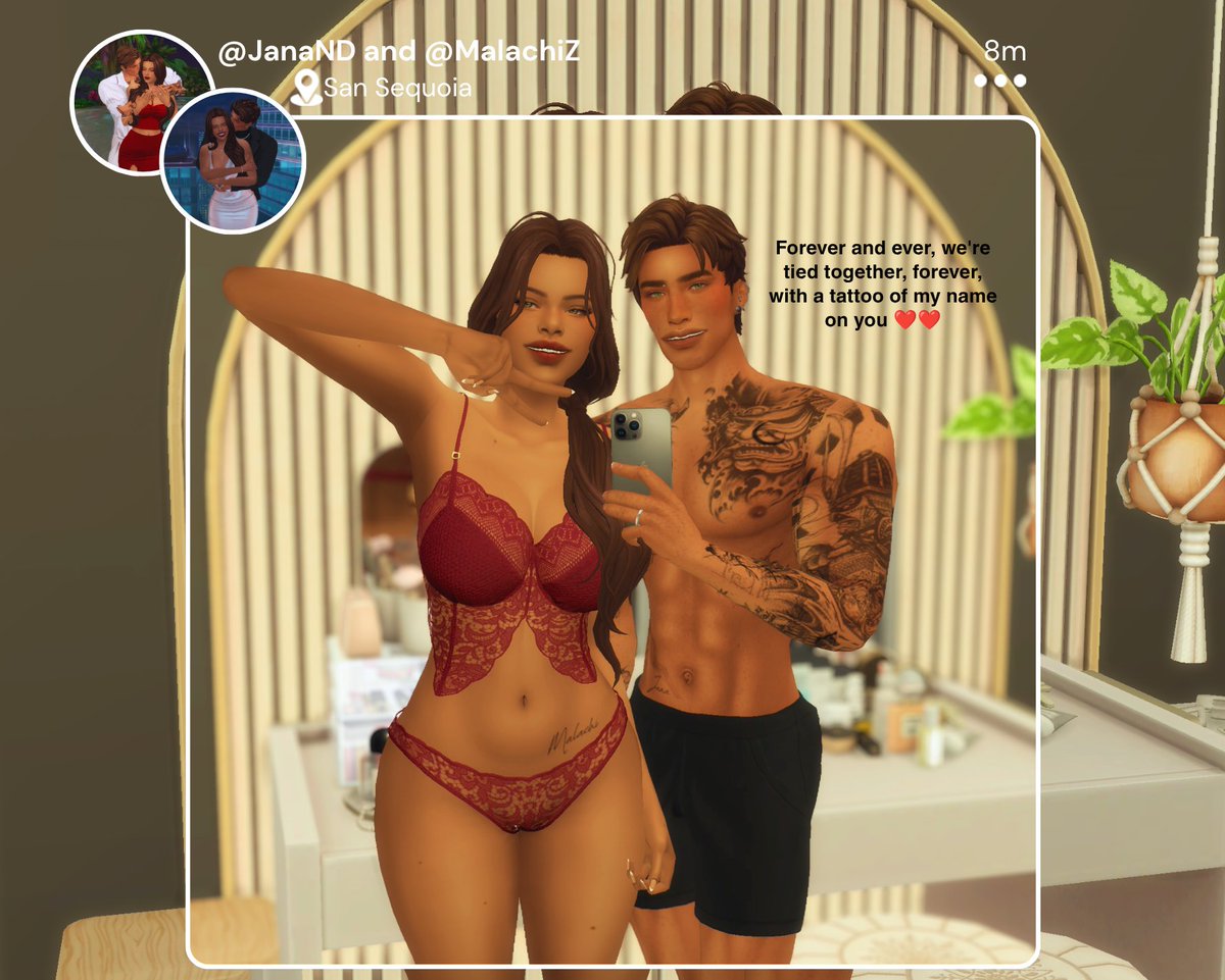 rosiesimss's tweet photo. Forever and ever, we're tied together, forever, with a tattoo of my name on you 🤍 https://t.co/9CVOjwIYJa
