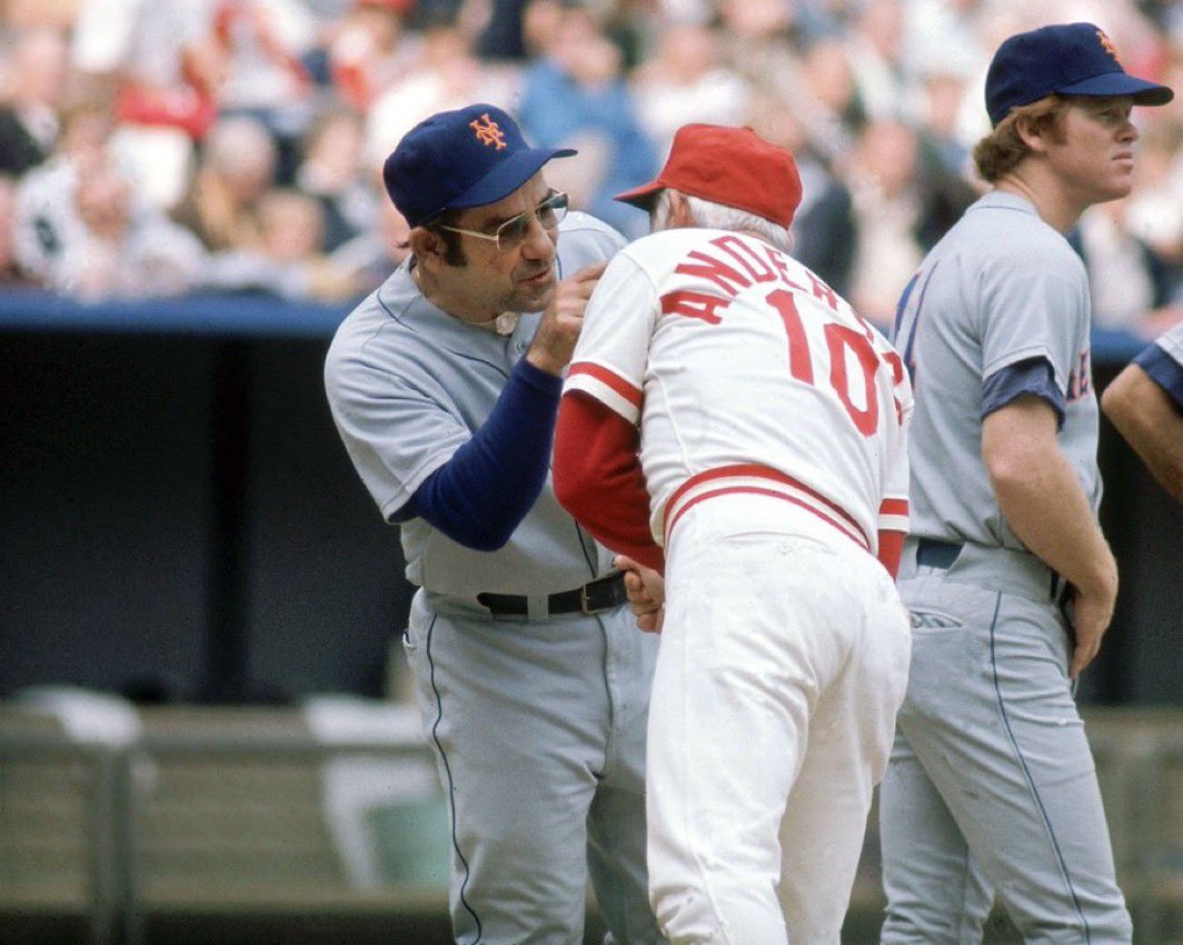 metsrewind's tweet photo. October 6, 1973: The @Mets drop Game 1 of 1973 NLCS, 2-1, to the @Reds. Despite 13 K's in 8 1/3 IP, Tom Seaver took the loss when Johnny Bench hit a walk-off HR in the bottom of the ninth. Listen to the complete radio broadcast on Substack: https://t.co/xrNbxjCoqP. #LGM https://t.co/EM68yB3oex