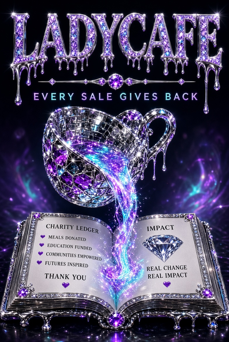 LadyDev1128's tweet photo. Feature locked in: charity built into every sale. Media Studio and Dynamic NFTs already had recent posts, so this one is the fee that actually leaves the cafe.

🚨 EVERY SALE LEAVES A TIP ☕️💜

Most marketplaces keep the fee.
LadyCafe sends a cut out the door.

Charity is not a side campaign. It is built into the marketplace.

Every sale on LadyCafe supports shelters, legal aid for domestic violence survivors, and disaster relief. Marketplace fees do not sit in a treasury waiting for a vote. They move.

$16,038+ already donated.
Not a pledge. A receipt.

Mint. Trade. Bridge. Stream.
XRPL and Solana.
Patent-pending LCNFT3 encryption still on the order.
The difference is the last line on the check.

Other cafes serve the flip.
This one serves the people the flip usually forgets.

Pull up → https://t.co/dzO8O3WjFF

Pump the Ledger.
Pump the Charity.

#LadyCafe #PumpTheCharity #NFT #XRPL #Solana #LadyChain #Web3 $LADY 

@clickclick2208 @bullishchrist @elame_en2 @ladycafe_1 @ladybot_sniper