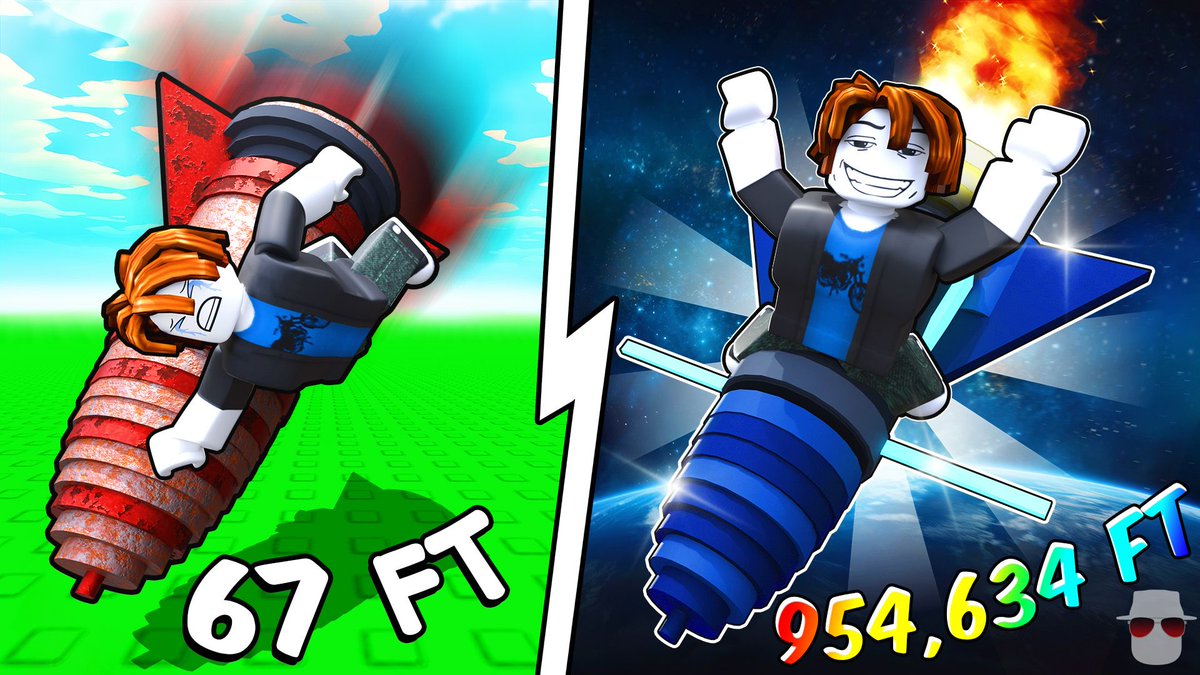 Ktlag_'s tweet photo. Progression splits drive massive CTR. The fail vs. flex visual hook + dynamic value contrast trigger immediate player curiosity.

DM for commissions &amp; CTR audits! #RobloxDev #RobloxGFX https://t.co/tJtZZmKLLH
