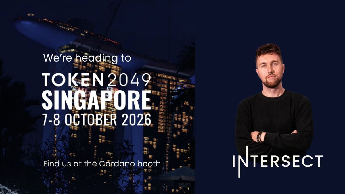 IntersectMBO's tweet photo. Attending @token2049 in Singapore?

Intersect Executive Director @JBriggsLondon will be there, catching up with Intersect members, listening to the wider community and talking all things Intersect. 

Pop by the @Cardano booth, hosted by @Cardano_CF, and say hello 👋 https://t.co/WX1qndV0tO