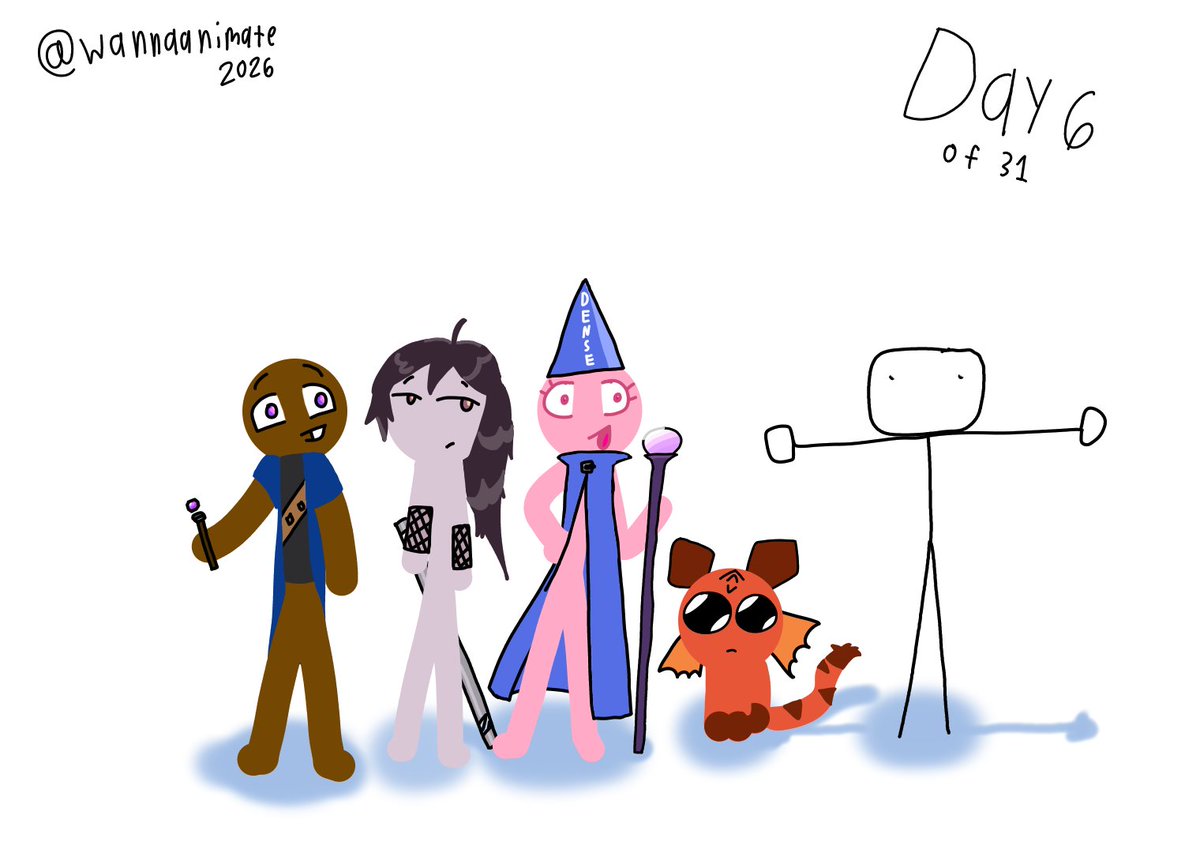 Wannaanimate26's tweet photo. Day 6 of #sticktober ! Starshot ig even though I don't know a lot about it, it seems interesting and I'd like to know more! #sticktober2026 https://t.co/kK9wSWIDO5