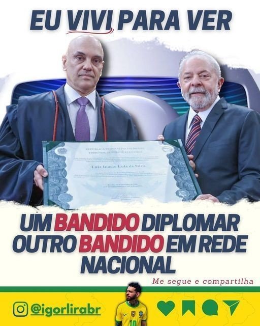 EdsonAlmeidade7's tweet photo. A REPÚBLICA DO BRASIL - O CIRCO, TEATRO, NOVELA, ILUSÃO, ENGODO, HOSPÍCIO E MANICÔMIO.
🇧🇷 
🚨NUNCA EXISTIU A DEMOCRACIA. 
🚨NUNCA EXISTIU A DIREITA.
🚨SUPLEMO É O POVO.
🚨SOBERANIA É O POVO.
🚨O PODER VEM DO POVO, O PODER É O POVO. 

UMA UTOPIA.?
❤️

O PODER JUDICIÁRIO.
❤️
12 ministros (Juízes) do STF eleitos pelo povo e para o povo, os 12 escolhe a formação do Judiciário, OAB e PF por indicação, aprovação do Executivo ou Legislativo. 
❤️ 
Obs: Os Deputados ou Senadores por maioria investiga e penaliza o funcionalismo público, Judiciário, e o Executivo.
❤️
#ForaMoraes 
#foralulaladrão 
#globolixo 
#brasileirão2026
#cazétv 
#Eleições2026 #FlavioPresidente2026 #Capitalism
#FlavioBolsonaroparaPresidentedoBrasil2026 
#FlavioBolsonaro22
#ForaLulaLadrão 
#FlavioBolsonaroparaPresidentedoBrasil2026 
#FlavioBolsonaroPresidente2026 
#FlavioBolsonaro22