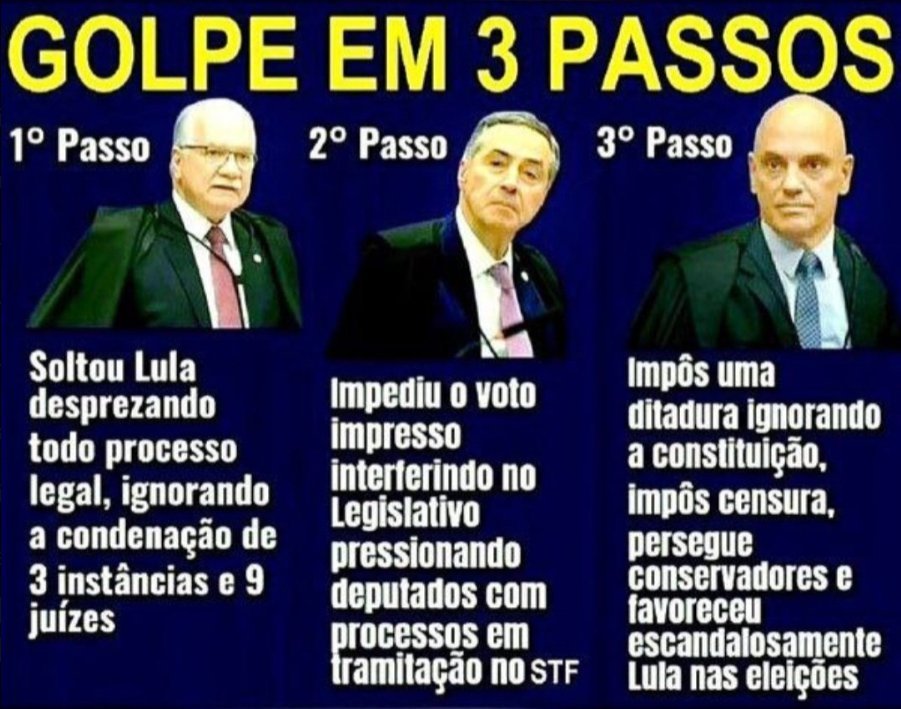 EdsonAlmeidade7's tweet photo. A REPÚBLICA DO BRASIL - O CIRCO, TEATRO, NOVELA, ILUSÃO, ENGODO, HOSPÍCIO E MANICÔMIO.
🇧🇷 
🚨NUNCA EXISTIU A DEMOCRACIA. 
🚨NUNCA EXISTIU A DIREITA.
🚨SUPLEMO É O POVO.
🚨SOBERANIA É O POVO.
🚨O PODER VEM DO POVO, O PODER É O POVO. 

UMA UTOPIA.?
❤️

O PODER JUDICIÁRIO.
❤️
12 ministros (Juízes) do STF eleitos pelo povo e para o povo, os 12 escolhe a formação do Judiciário, OAB e PF por indicação, aprovação do Executivo ou Legislativo. 
❤️ 
Obs: Os Deputados ou Senadores por maioria investiga e penaliza o funcionalismo público, Judiciário, e o Executivo.
❤️
#ForaMoraes 
#foralulaladrão 
#globolixo 
#brasileirão2026
#cazétv 
#Eleições2026 #FlavioPresidente2026 #Capitalism
#FlavioBolsonaroparaPresidentedoBrasil2026 
#FlavioBolsonaro22
#ForaLulaLadrão 
#FlavioBolsonaroparaPresidentedoBrasil2026 
#FlavioBolsonaroPresidente2026 
#FlavioBolsonaro22