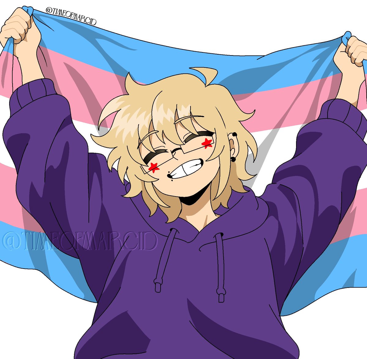 timeofmarcid's tweet photo. Tenho muito orgulho de ser uma garota trans.

Nasci trans e vou morrer trans, mas nao quero morrer por ser trans. Não podemos ter um transfobico/homofóbico no poder. . . Eu faço o L sem pensar duas vezes!! ⭐️

Isso n é sobre roubo, é sobre viver 🏳️‍⚧️

(🎨: Euzinha) https://t.co/G8ED4StwLq