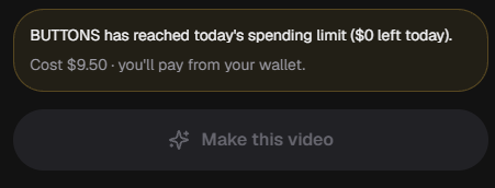 Buttons_kid's tweet photo. @gweindoteth @Higgspad have limited us we can't make any videos we're waiting for their support, we tried spending from our wallet but it only eats solana and doesn't provide video https://t.co/dG0xSU3n2O