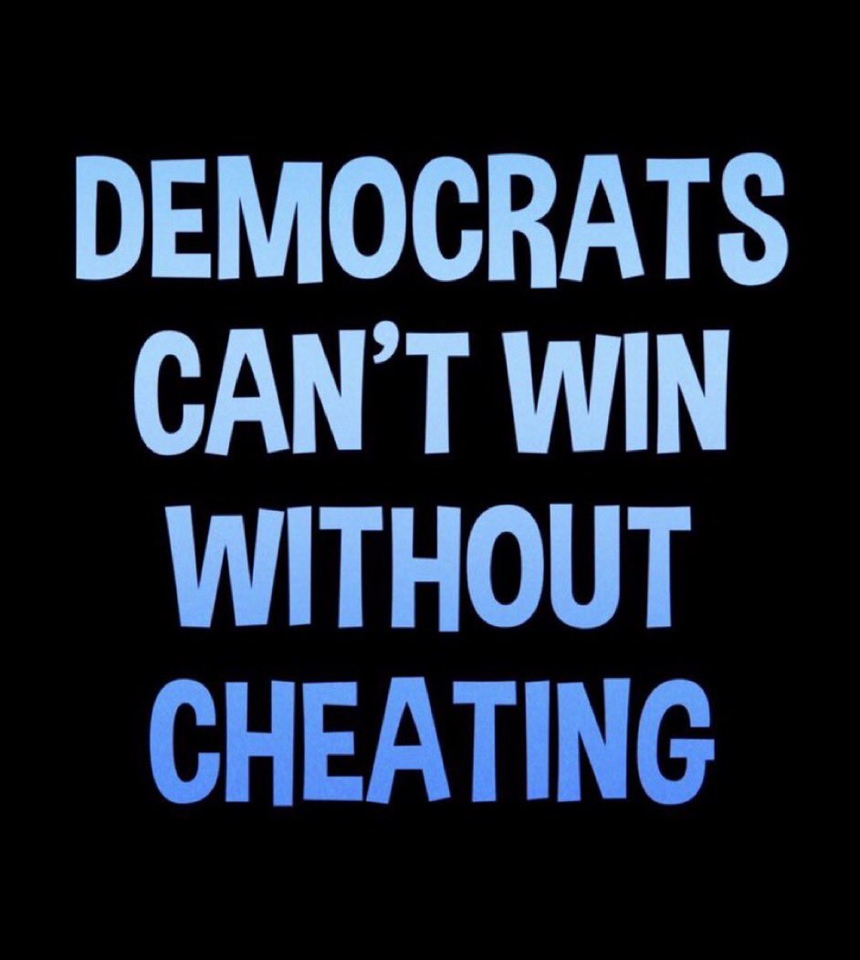 jjauthor's tweet photo. Democrats have to cheat to win!! https://t.co/Ce84ubVdG8