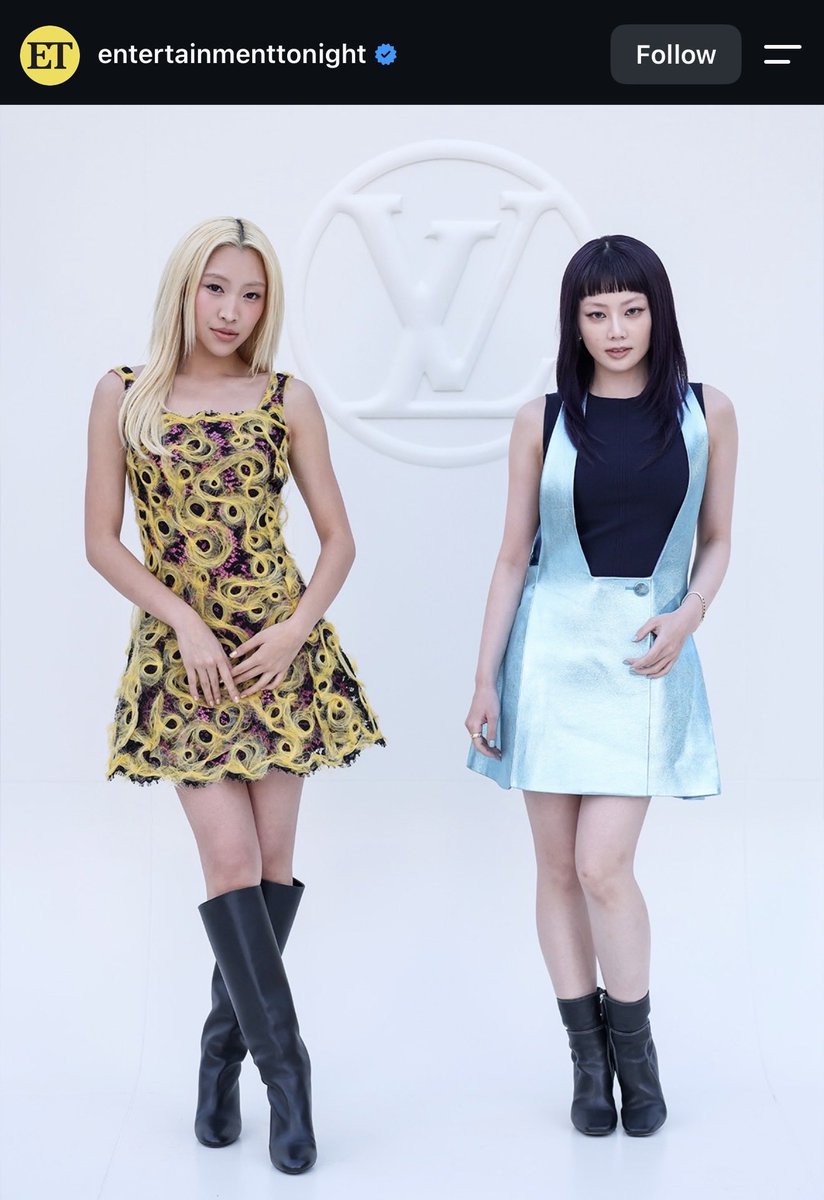 HOWLPHAZ's tweet photo. Maya and Hinata in Entertainment Tonight’s post

#MayaxLouisVuitton #HinataxLouisVuitton #LVSS27 @LouisVuitton #PFW  📎 https://t.co/yOrnladKrV https://t.co/rJ0Fgd49Ux