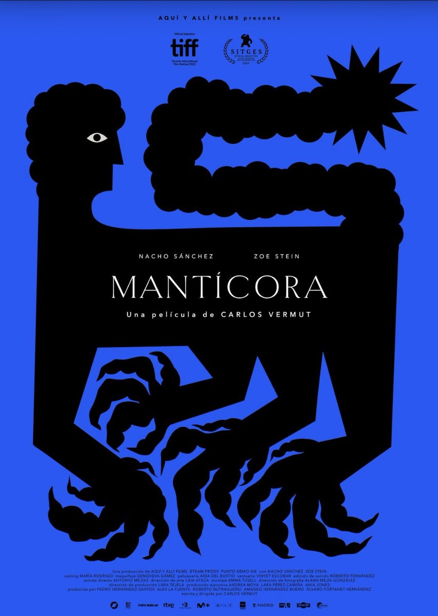 sinhate's tweet photo. MANTICORA - Carlos Vermut.

Hay que ser muy poco humano para hacer una película de monstruos reales que nos rodean en esta actualidad que vivimos.

Simpatizar con ellos solo denota que esto es CINE en mayúsculas.
#cine #cinesinh #manticora https://t.co/FKQe1OemPA