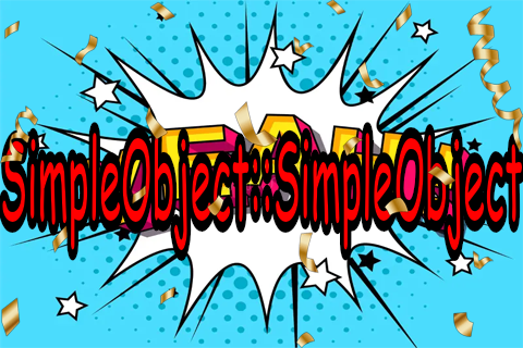 DailyGDFunction's tweet photo. Today's function: #11964 SimpleObject::SimpleObject! (Day #172) https://t.co/MZReMeeynQ