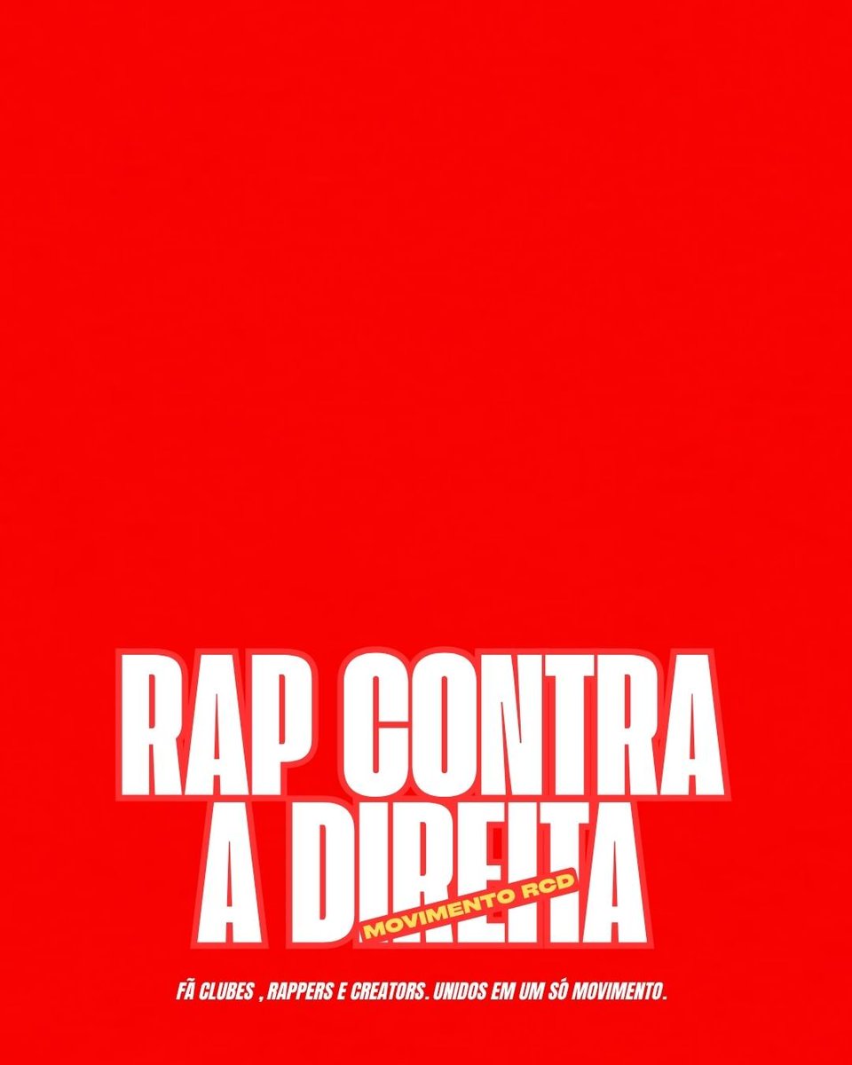 ouve_muito's tweet photo. RAP CONTRA A DIREITA 🚫 — um movimento que reúne fã-clubes, rappers e creators.

— Criamos o #RDC com o objetivo de ampliar o debate político dentro da cultura eincentivar o público do rap a exercer seu voto de forma consciente e informada.

Chega de fingir que o rap não tem lado: O rap tem lado, sim. E esse lado é o lado de quemluta.

RAP CONTRA A DIREITA PORQUE NOSSA HISTÓRIA NÃO É NEUTRA, E NEMSILENCIOSA.

— O rap nasceu da voz de quem luta por seus direitos, por sua comunidade e por espaço eigualdade.

Não é sobre partido.

É sobre valores e princípios.

Esses mesmos não são encontrados em hipótese alguma na
ideologia da direita.

O rap pode ser contra o sistema, mas nunca contra seus próprios valores.

#RAPCONTRADIREITA