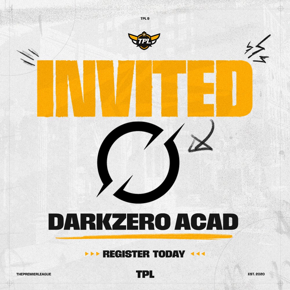 TPL_Events's tweet photo. ANOTHER ONE.
@DarkZeroGG ACAD IS INVITED.
#TPL9 https://t.co/SZNW4u6R13