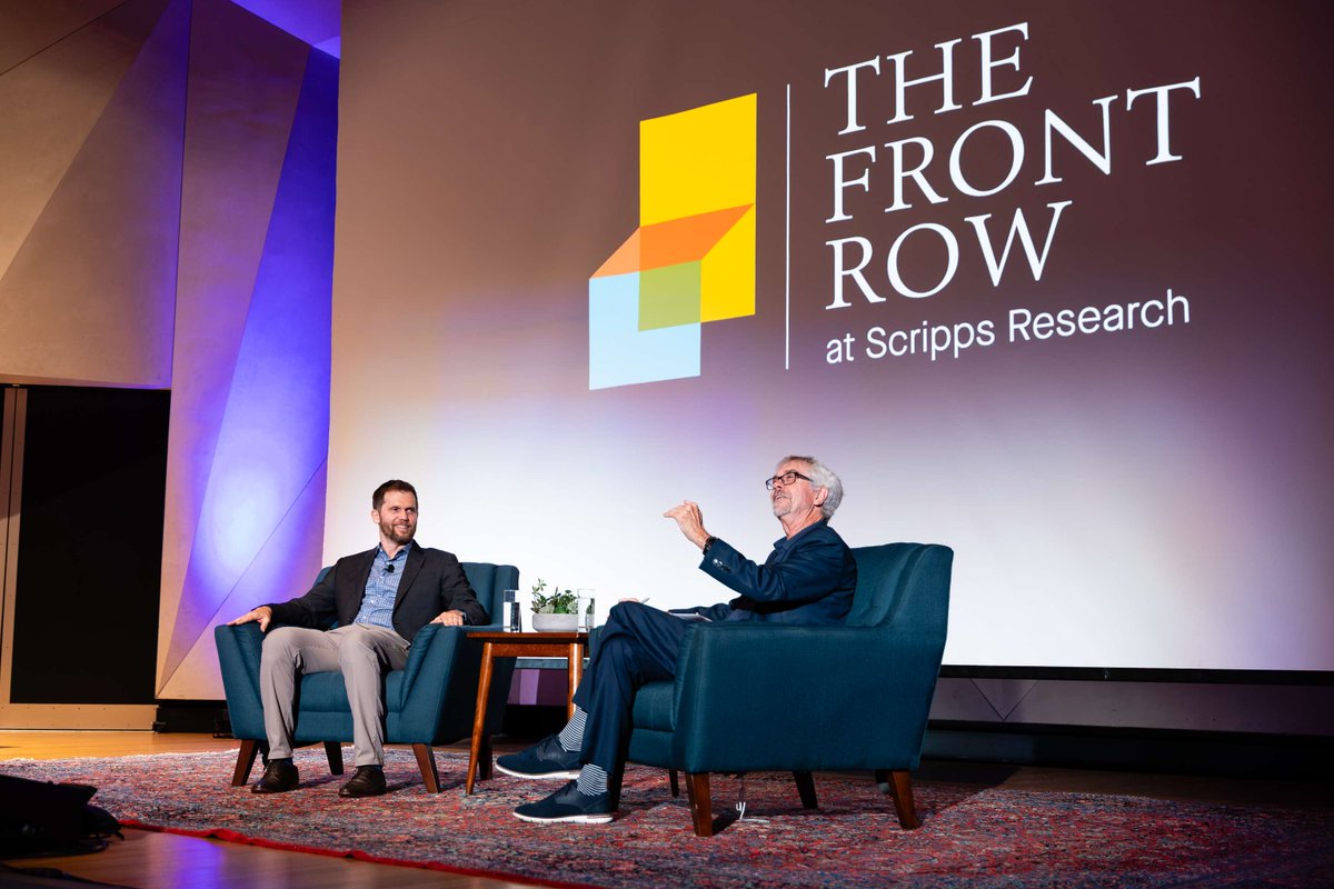 scrippsresearch's tweet photo. In our last Front Row lecture, Associate Professor Giordano Lippi (@LippiLab) explored how tiny molecules called microRNAs help control production of the right proteins at the right place and time to build complex networks that drive thought, learning and behavior. 

Watch the full talk: https://t.co/h9qlcgbeUB