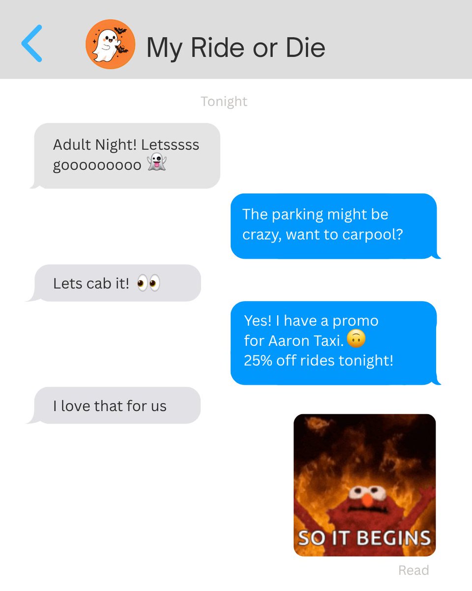 ScienceNorth's tweet photo. Halloween Adult Night at Dynamic Earth is nearly here! 🎃

And because it’s sponsored by Aaron Taxi, you can get 25% off rides to and from Dynamic Earth on October 8. Getting home safely at the end of the night just got easier.

Glowing pumpkins? Yes.
Fire pits? Obviously.
Spooky movies? Absolutely.
Stressing about parking? Nope.

Just show up, have fun and let Aaron Taxi handle the ride.
See you October 8 | 7–10pm | 19+ only