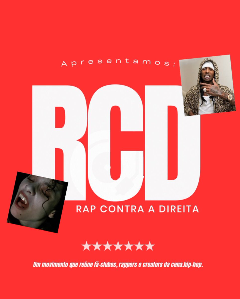 yvldasilva's tweet photo. RAP CONTRA A DIREITA 🚫 — um movimento que reúne fã-clubes, rappers e creators.

— Criamos o #RDC com o objetivo de ampliar o debate político dentro da cultura e incentivar o público do rap a exercer seu voto de forma consciente e informada. https://t.co/11LOnNiX6b