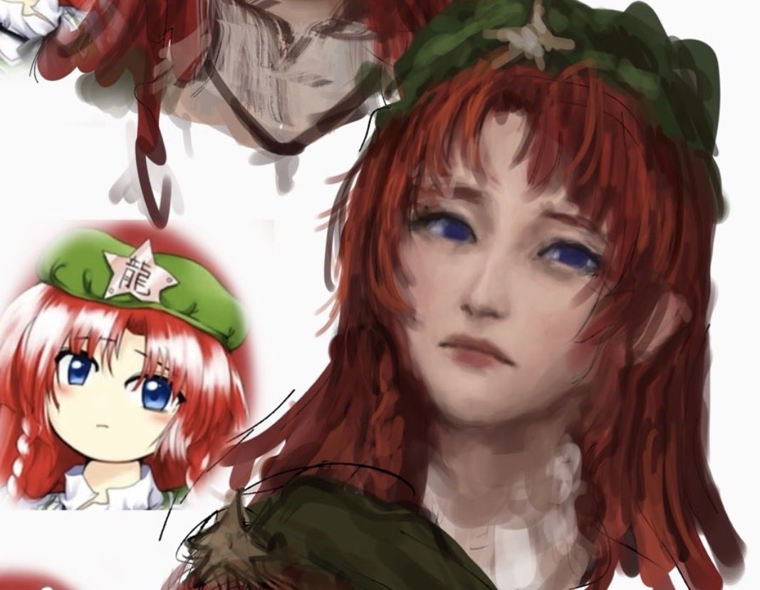 MsLeeSketchbook's tweet photo. [ 東方Project ]

Meiling portrait practice https://t.co/4sWfpYjBD0