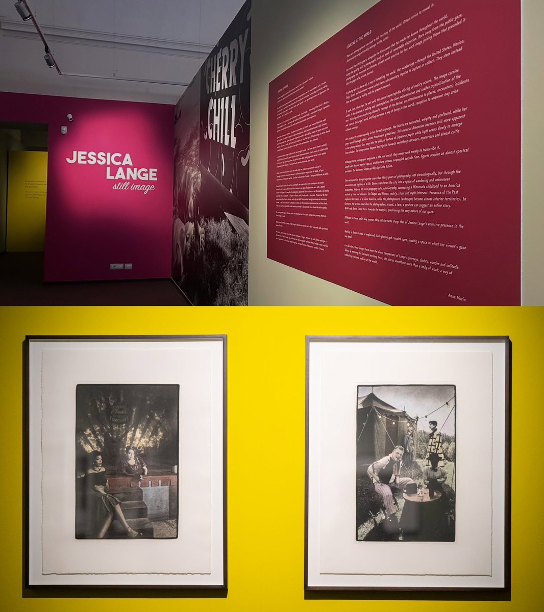 AHSZone's tweet photo. Jessica Lange’s new photography exhibit, “Still Image,” includes a collection of never-before-seen pictures she captured on the set of “American Horror Story: Freak Show.”

Opening tomorrow at Musei Reali in Turin, Italy and running through February 7, 2027. https://t.co/YK5sOXLSNf