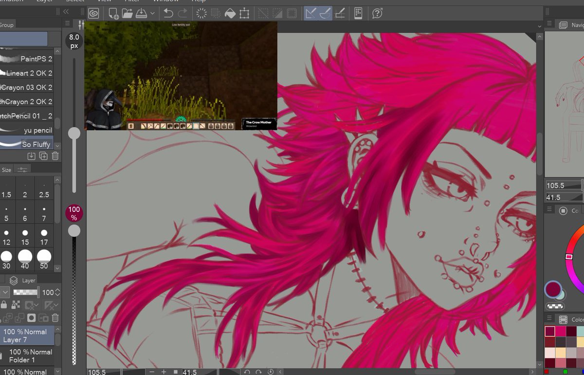 mothque's tweet photo. i feel like an ipad baby while drawing rn https://t.co/J1ympgReKM