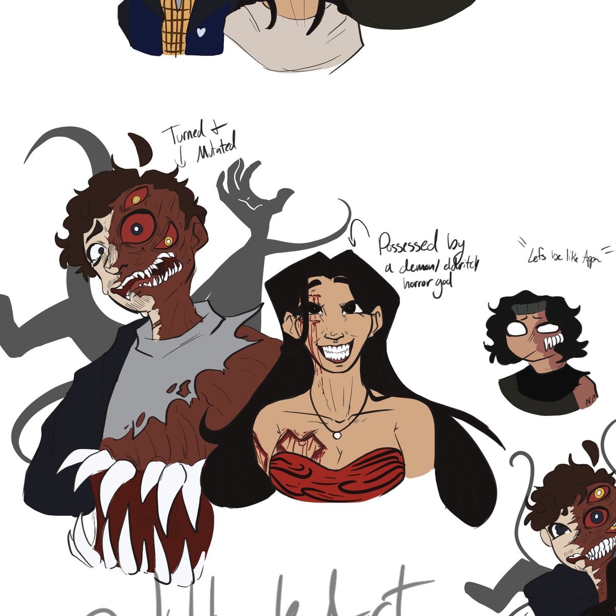 Nightngaleart's tweet photo. I’ve been seeing them a lot on twitter as a big family and I love it soooo much 😭

#bloodymary #nikkiobsession #residentevil #projecthailmary #ironlung https://t.co/r6E6qplBrh