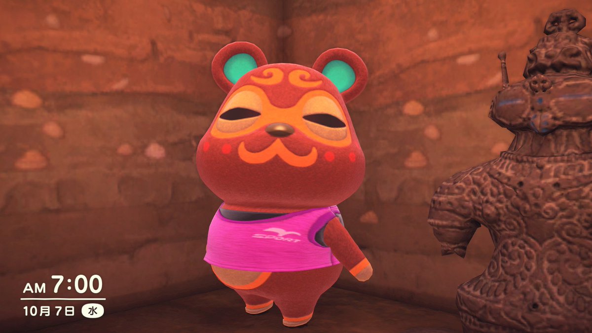 yudeegg_katame's tweet photo. おはようのどぐろうちゃん
#どぐろう #Clay #Boliche #NintendoSwith2 #どうぶつの森 #AnimalCrossing #ACNH https://t.co/uQgjcDAsMp