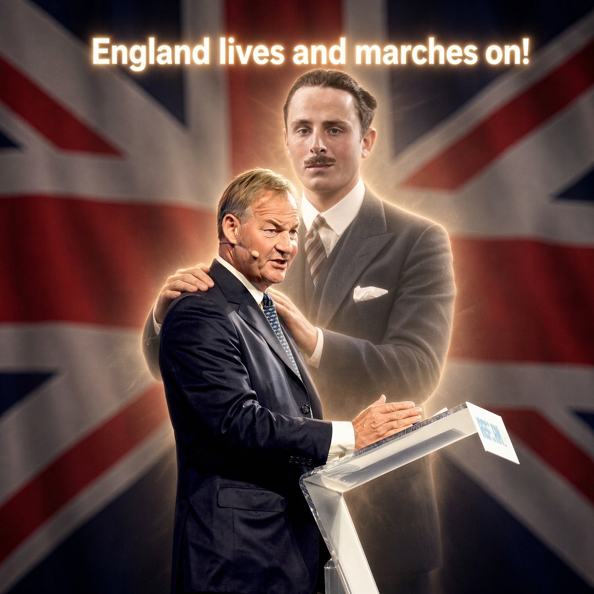 TheNewNorthFace's tweet photo. RUPERT LOWE is the only man to save our nation!

With the spirit of Mosley and the spirit of Britain, HE IS UNSTOPPABLE!

VOTE LOWE, AIM HIGH!
#Restorebritain #Restore https://t.co/1Q55gBRX2Q