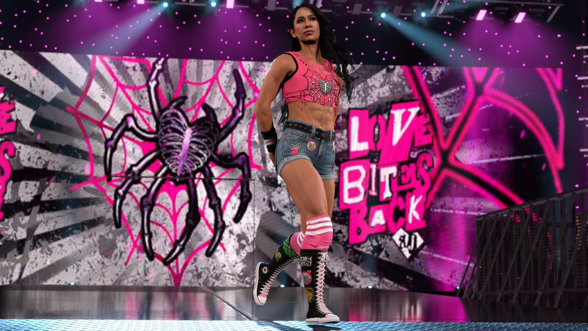 Slynx07's tweet photo. AJ Lee - Wrestlemania 42

#WWE2K26 https://t.co/jhn5xQVm4v