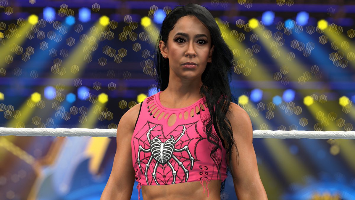 Slynx07's tweet photo. AJ Lee - Wrestlemania 42

#WWE2K26 https://t.co/jhn5xQVm4v