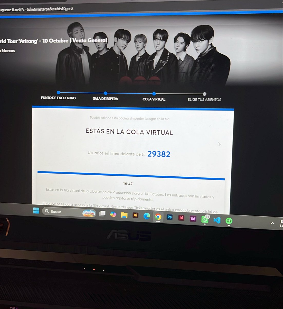 alessmile3's tweet photo. Armys de mrd, que dijimos de dejar las entradas para las que no tienen carajo https://t.co/losvCPVf3J