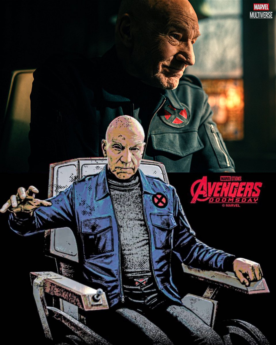 MarvelMultive's tweet photo. New promo art of Professor Xavier for ‘AVENGERS: DOOMSDAY’. https://t.co/Gktj3TsaKw