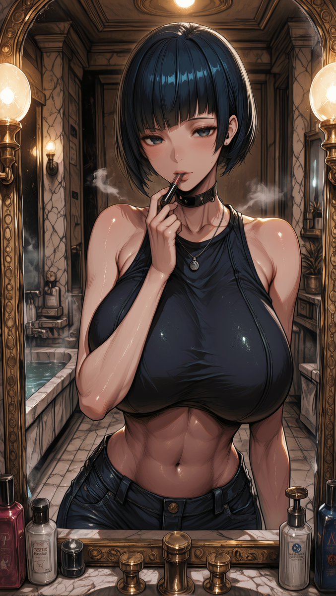 xLunaLush's tweet photo. Notice how the candlelight catches my gaze? 🕯️

art by @xlunalush
source medium: Persona 5 | Tae Takemi 🌹
[vintage room, red velvet, anime style]
#Persona5 #TaeTakemi #aiart #anime #waifu https://t.co/DeVlNvFjAR