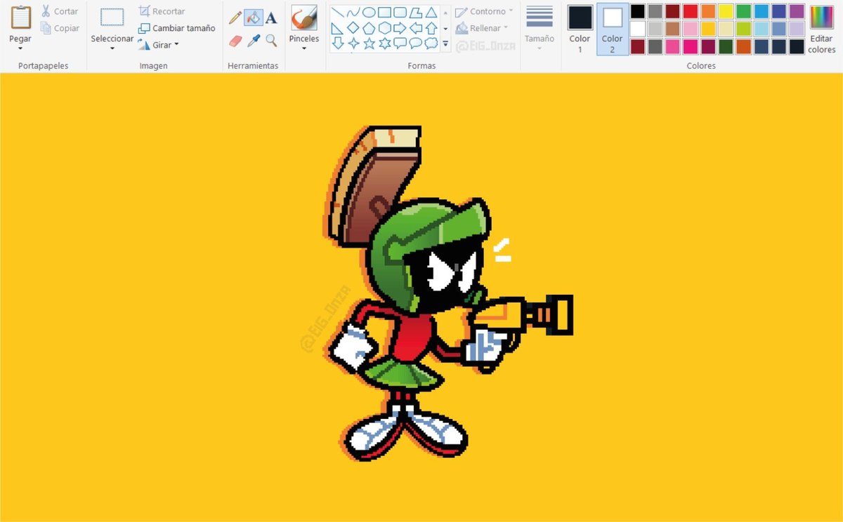 ElG_0nza's tweet photo. Marvin 🛸
#looneytunes #digitalart https://t.co/Po8AiNLJ1K