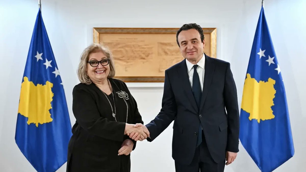 admirim's tweet photo. BREAKING

Justina Shiroka Pula, 73, has been elected President of the Republic of Kosovo.

She previously served as President of the Kosovo Academy of Sciences and Arts, Minister of Energy and Mining, and Member of Parliament. https://t.co/WVtZ4J1Iql
