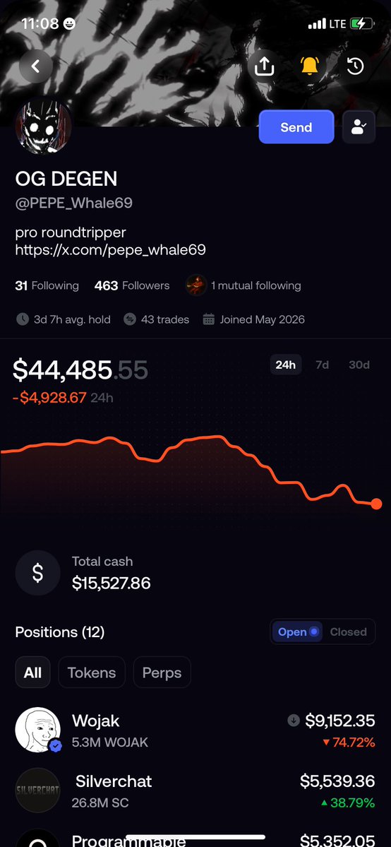 nonelikeakeem's tweet photo. @PEPE_Whale69 help me ser, thank you!🙏🏽 
this would mean a lot, i am down bad.
🆔  nonlikeakeem https://t.co/kvqq1gPF4q