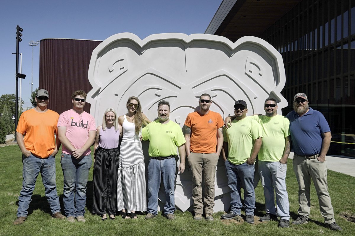 maroonation's tweet photo. One last photo before they go!

Today is the final day on site for the millworkers who helped bring our new University Advancement Center to life.

Thank you for your craftsmanship and hard work. You’ve left a lasting mark and earned honorary Bear for Life status! https://t.co/R6fO1rxZHu