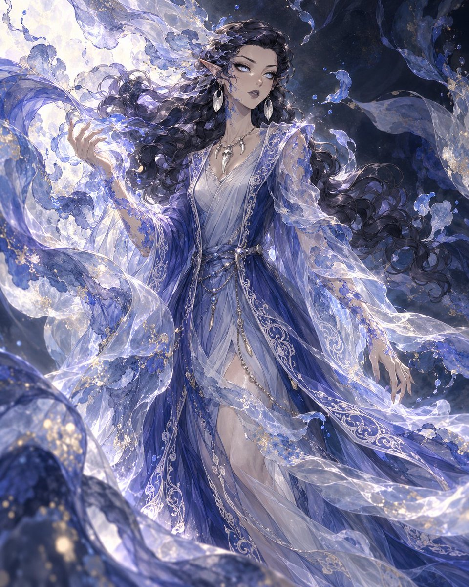 Zacarek44's tweet photo. Ethereal Ink! Prompt will be below 💜 https://t.co/cZmac6mLuD