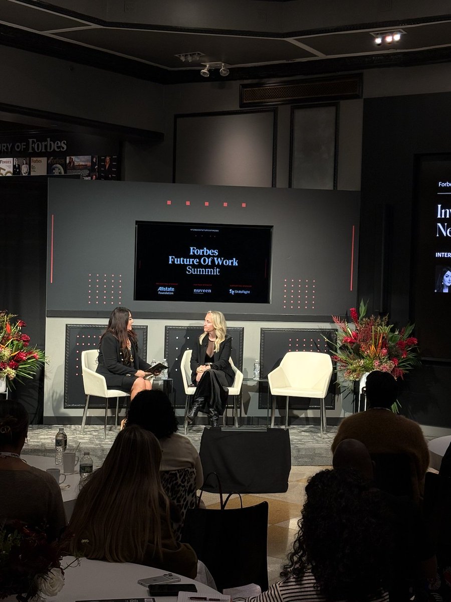 InspiredCap's tweet photo. Our founder and managing partner, @alexavontobel, sat down with @WallStManeet at the @Forbes Future of Work Summit to talk investing in the future of work and building a human economy in the age of AI.

It’s something we’ve thought about for a long time at @InspiredCap, and it’s a big reason we invested in @trywindmill, an AI company that bets on humans. They’re rethinking performance reviews so companies can see and grow talent they already have!

Thank you @Forbes and @WallStManeet for having us, and was so fun meeting @RealColinRocker backstage!